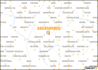 map of Daga Sambou