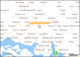 map of Daga Sangaré