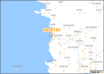 map of Dagatan