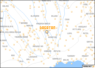 map of Dagatan