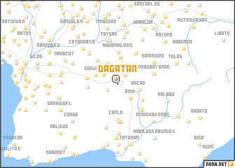 map of Dagatan