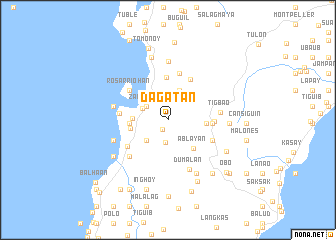 map of Dagatan