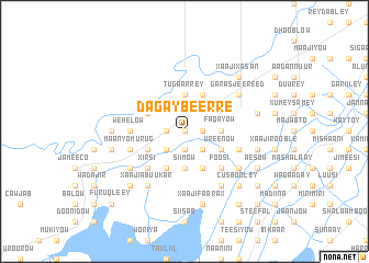 map of Dagay Beerre