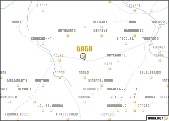 map of Daga