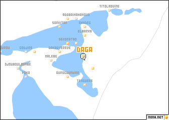 map of Daga