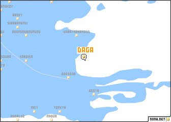 map of Daga