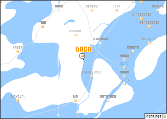 map of Daga