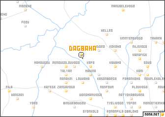 map of Dagbaha