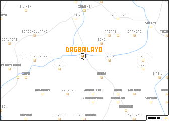 map of Dagbalayo