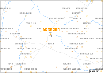 map of Dagbano