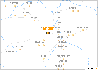 map of Dagba