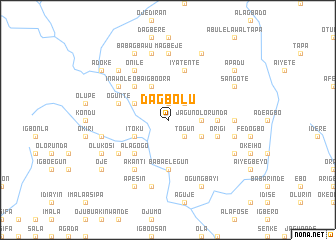 map of Dagbolu