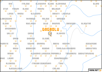 map of Dagbolu