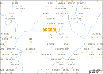 map of Dagbolu