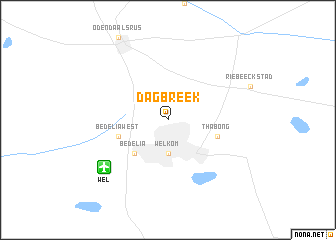 map of Dagbreek