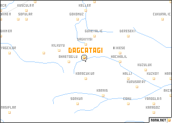 map of Dağçatağı