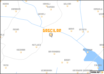 map of Dağcılar