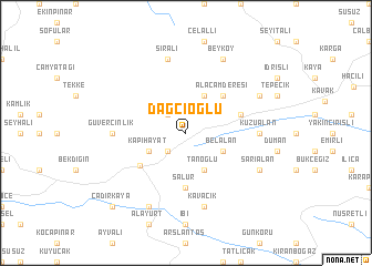 map of Dağcıoğlu