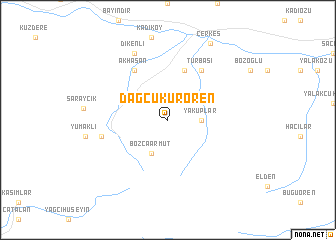 map of Dağçukurören