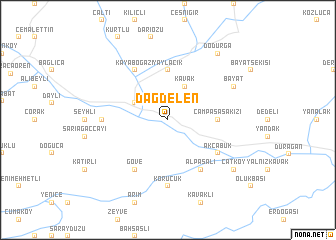 map of Dağdelen