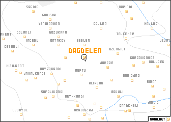 map of Dağdelen