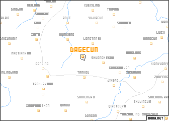 map of Dagecun