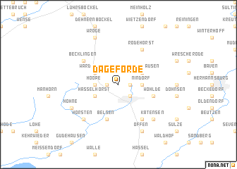 map of Dageförde