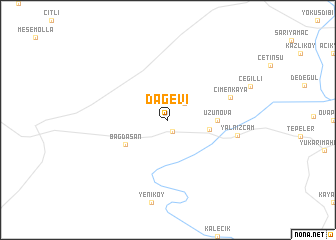 map of Dağevi