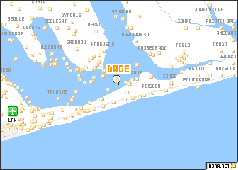 map of Dagé