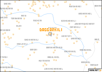 map of Daggar Kili