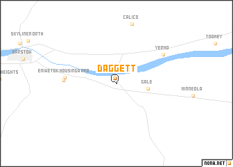 map of Daggett