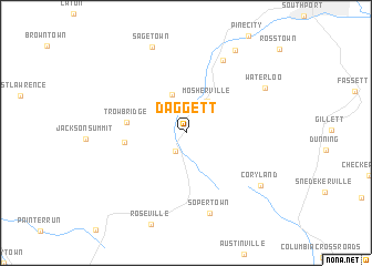 map of Daggett