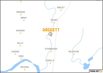 map of Daggett