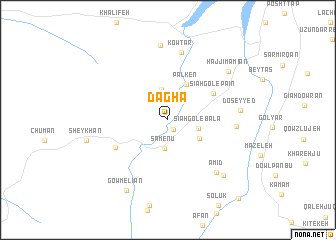 map of Dāghā