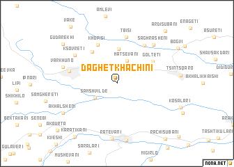 map of Daghetʼkhachʼini