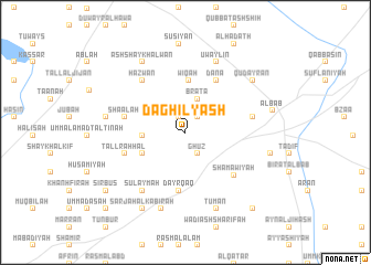 map of Dāghilyāsh