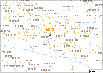 map of Dāghī