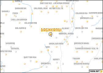 map of Dāgh Kandī