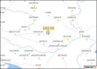 map of Dagiai