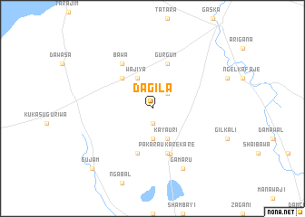 map of Dagila