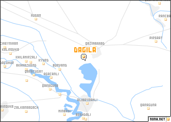 map of Dağilǝ