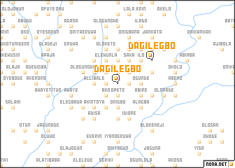 map of Dagilegbo