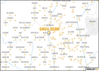 map of Dagilogba