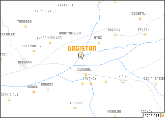 map of Dağıstan