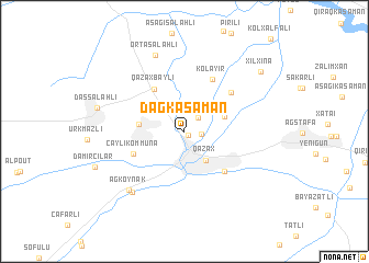 map of Dağ Kǝsǝmǝn