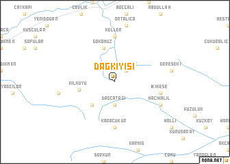 map of Dağkıyısı