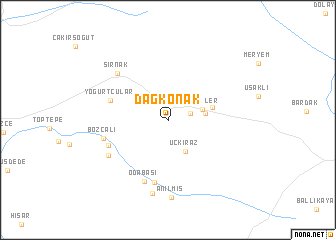 map of Dağkonak