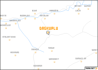 map of Dağküplü