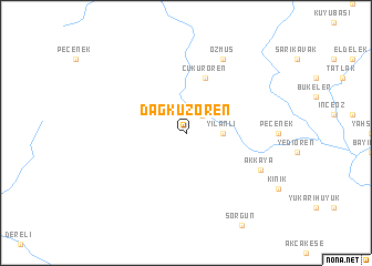 map of Dağkuzören