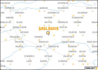 map of Daglaukis